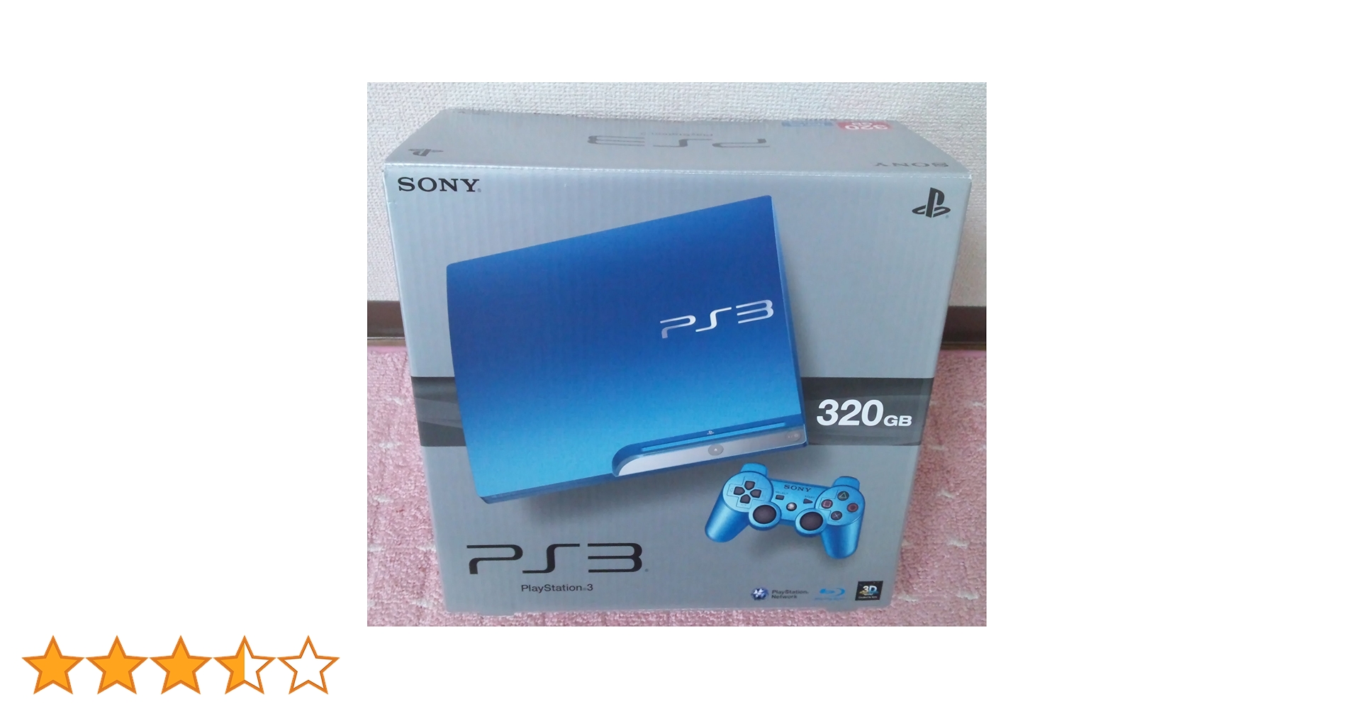 Amazon | PlayStation 3 (320GB) スプラッシュ・ブルー (CECH-3000BSB